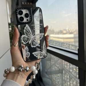 قاب اینه ای پروانه ای Butterfly glass Case