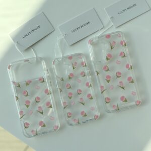 قاب شیشه ای طرح گل لاله