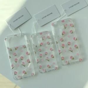 قاب شیشه ای طرح گل لاله