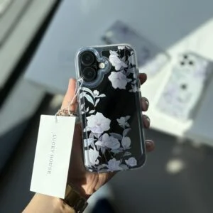 قاب شیشه ای طرح گل نیلوفر
