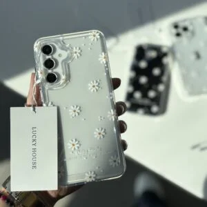 قاب شیشه ای طرح گل بابونه